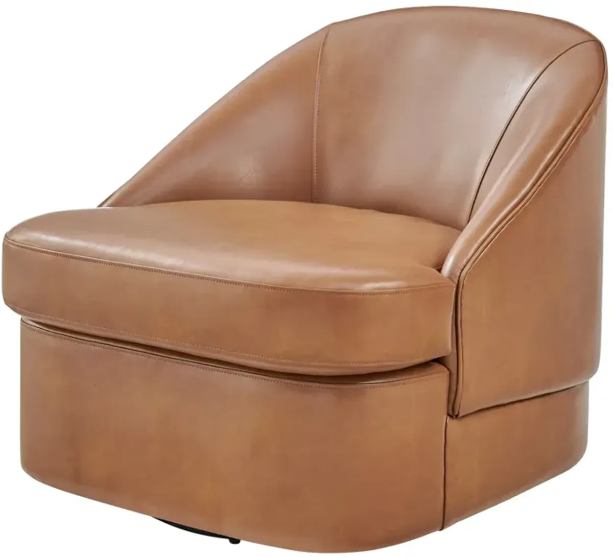 Hurley Swivel Accent Chair, Borneo Chocolate 