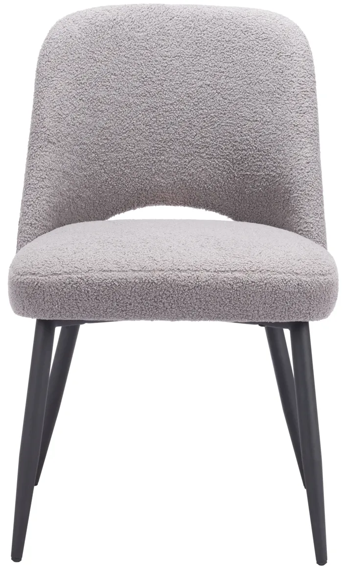 Teddy Dining Chair (Set of 2) Gray