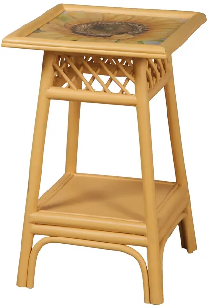 Rattan Accent Table