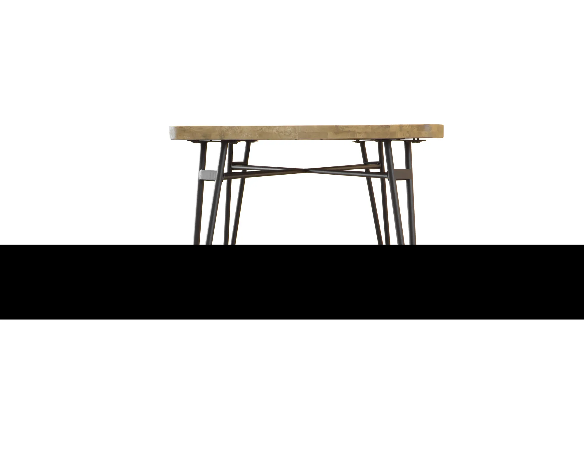 Metro Noir Havana Dining Table 59"