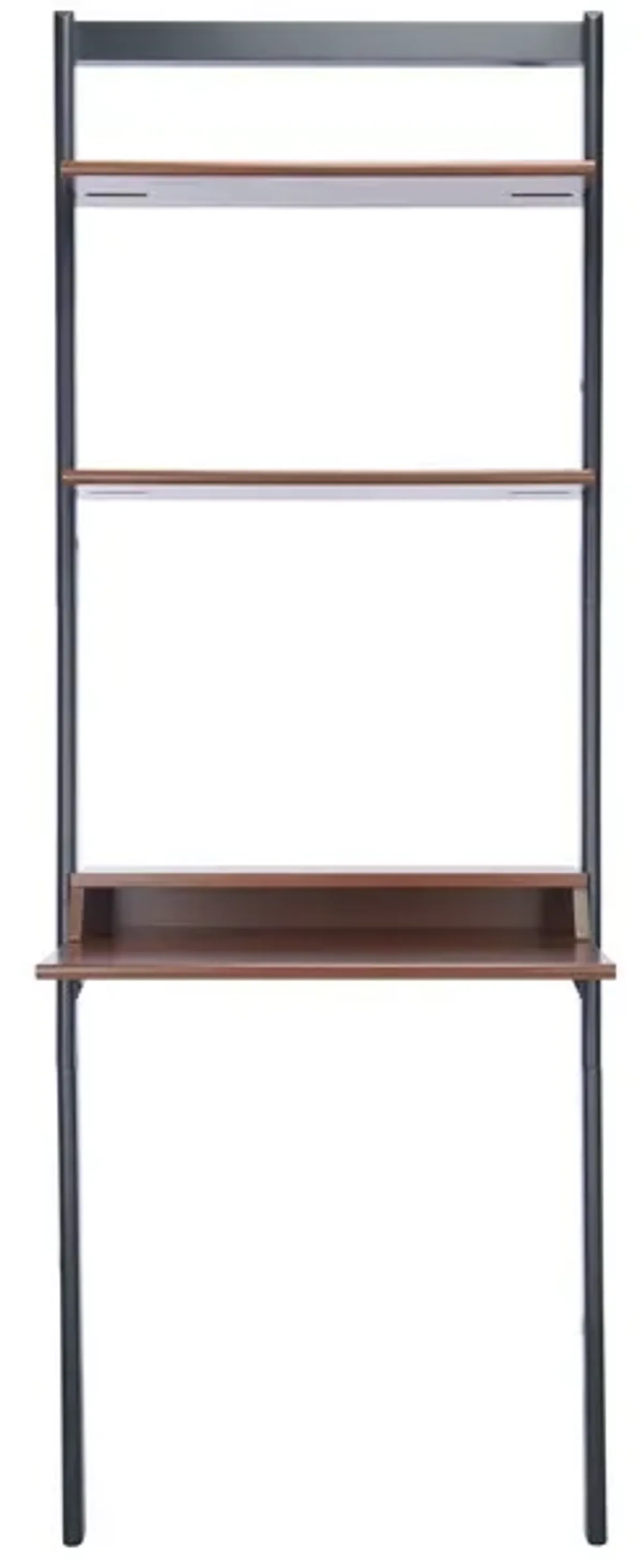 PAMELLA 2 SHELF LEANING DESK