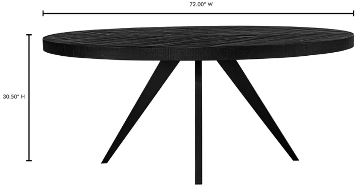 PARQ OVAL DINING TABLE