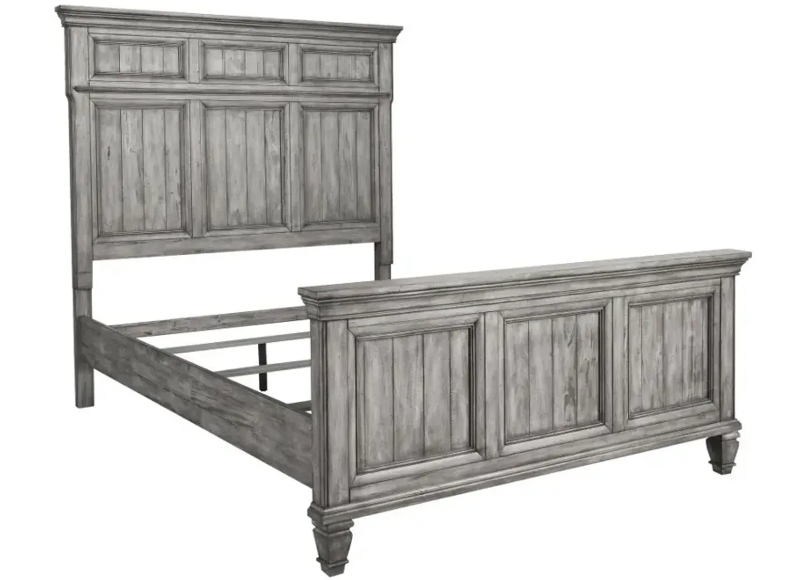 Avenue Eastern King Panel Bed Grey