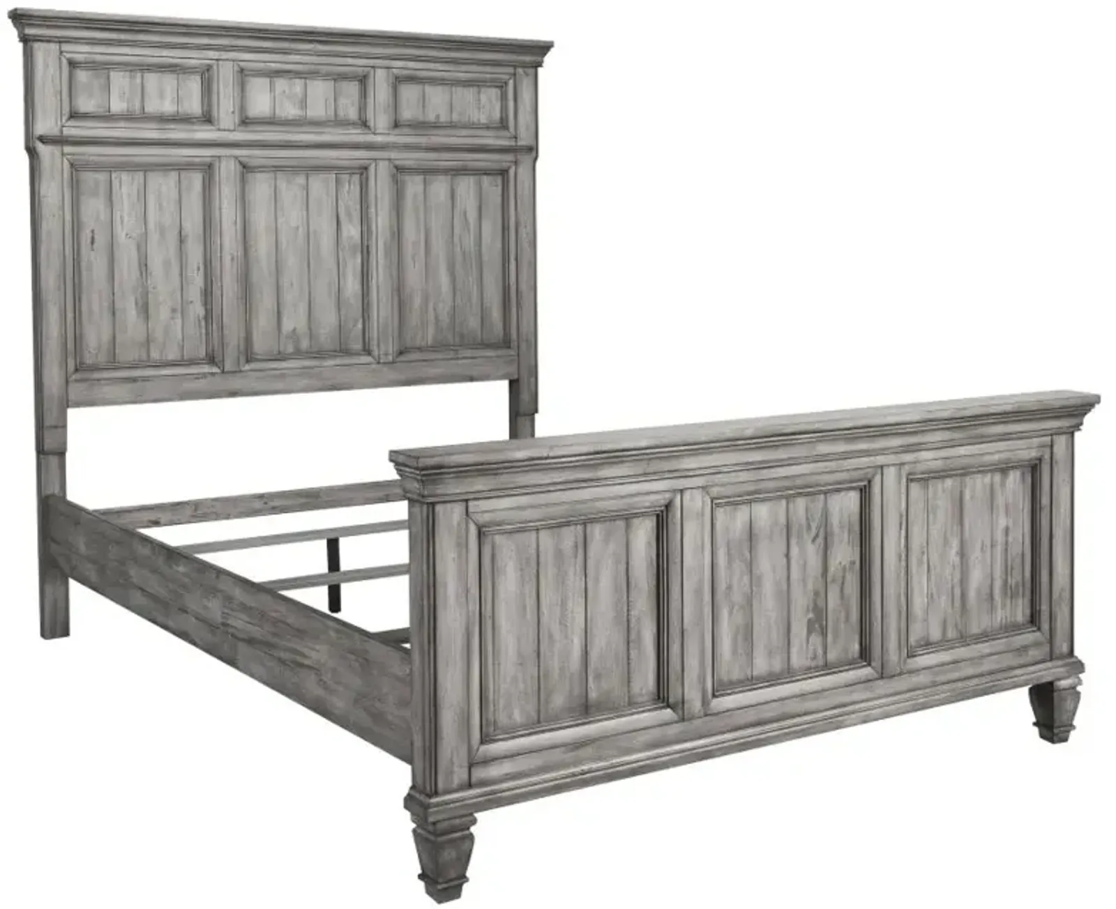 Avenue Eastern King Panel Bed Grey