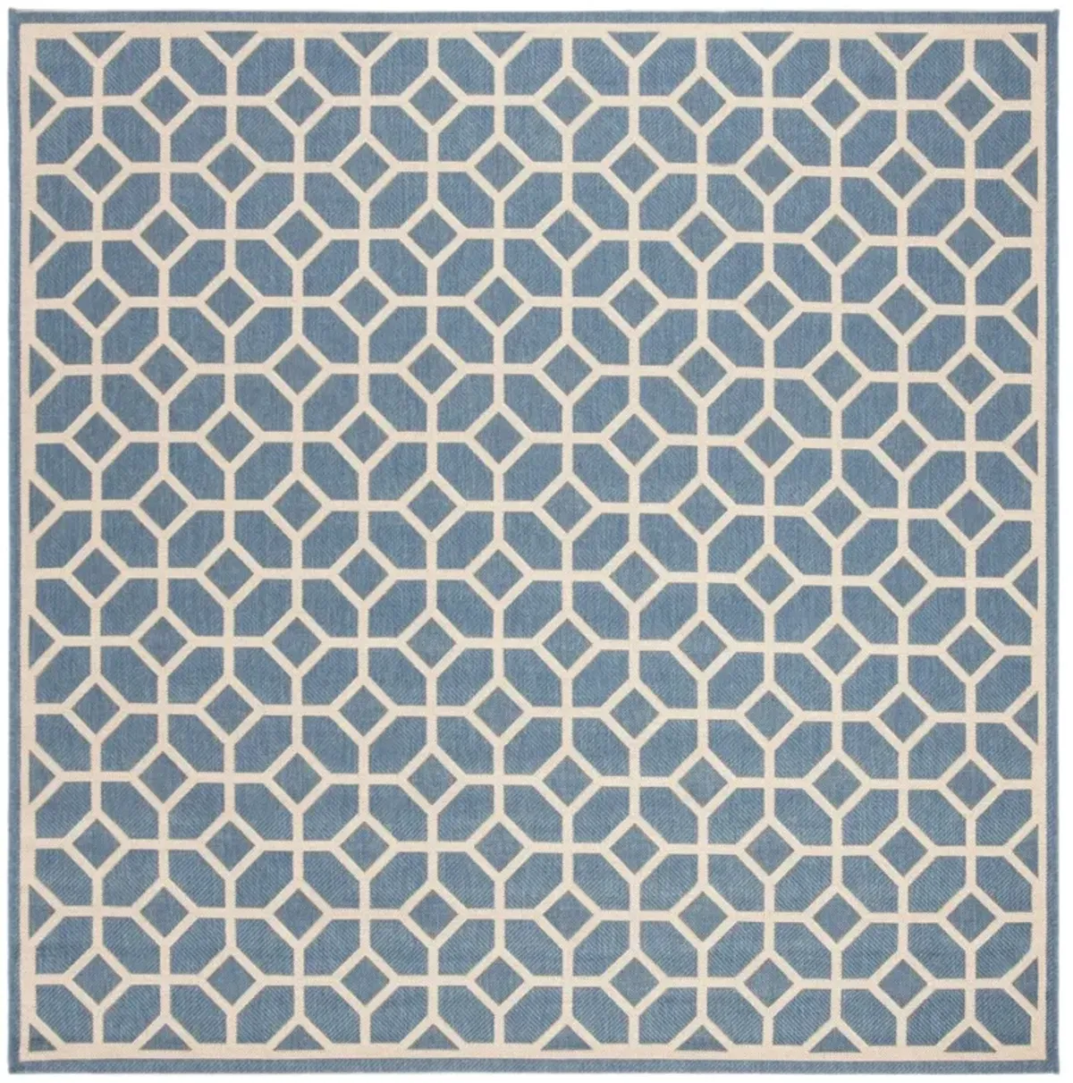 BEACH HOUSE 127 Blue 6'-7' X 6'-7' Square Square Rug