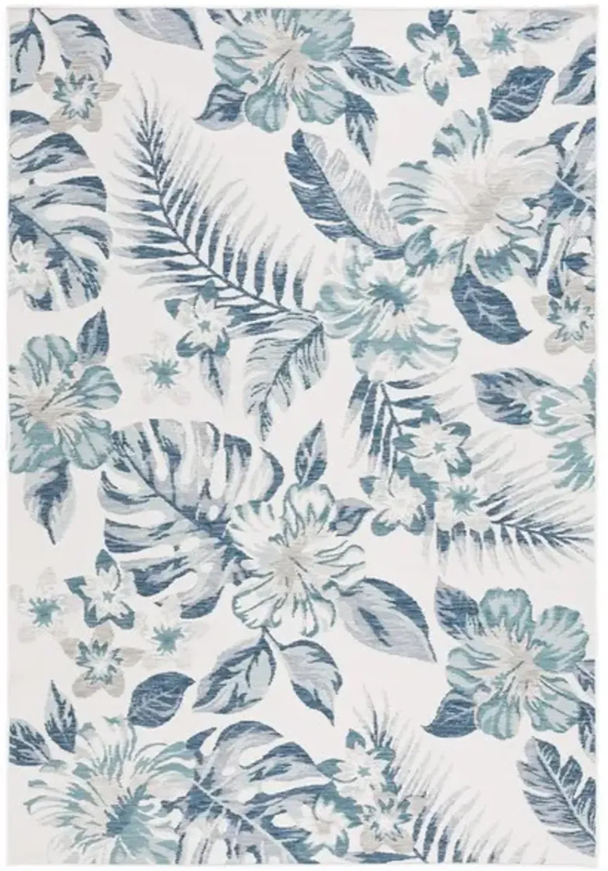 SUNRISE 671 Blue  8' X 10' Large Rectangle Rug