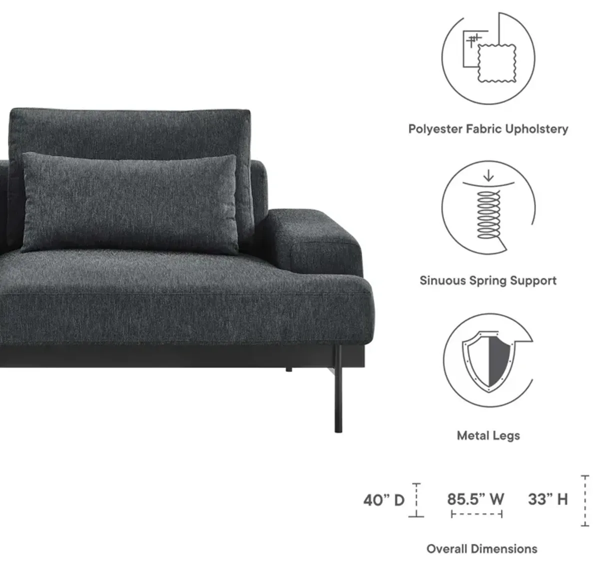 Proximity Upholstered Fabric Sofa