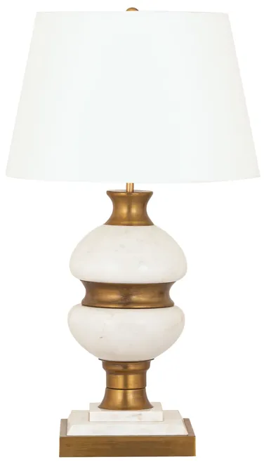 Packer 30" High 1-Light Table Lamp - Aged Brass