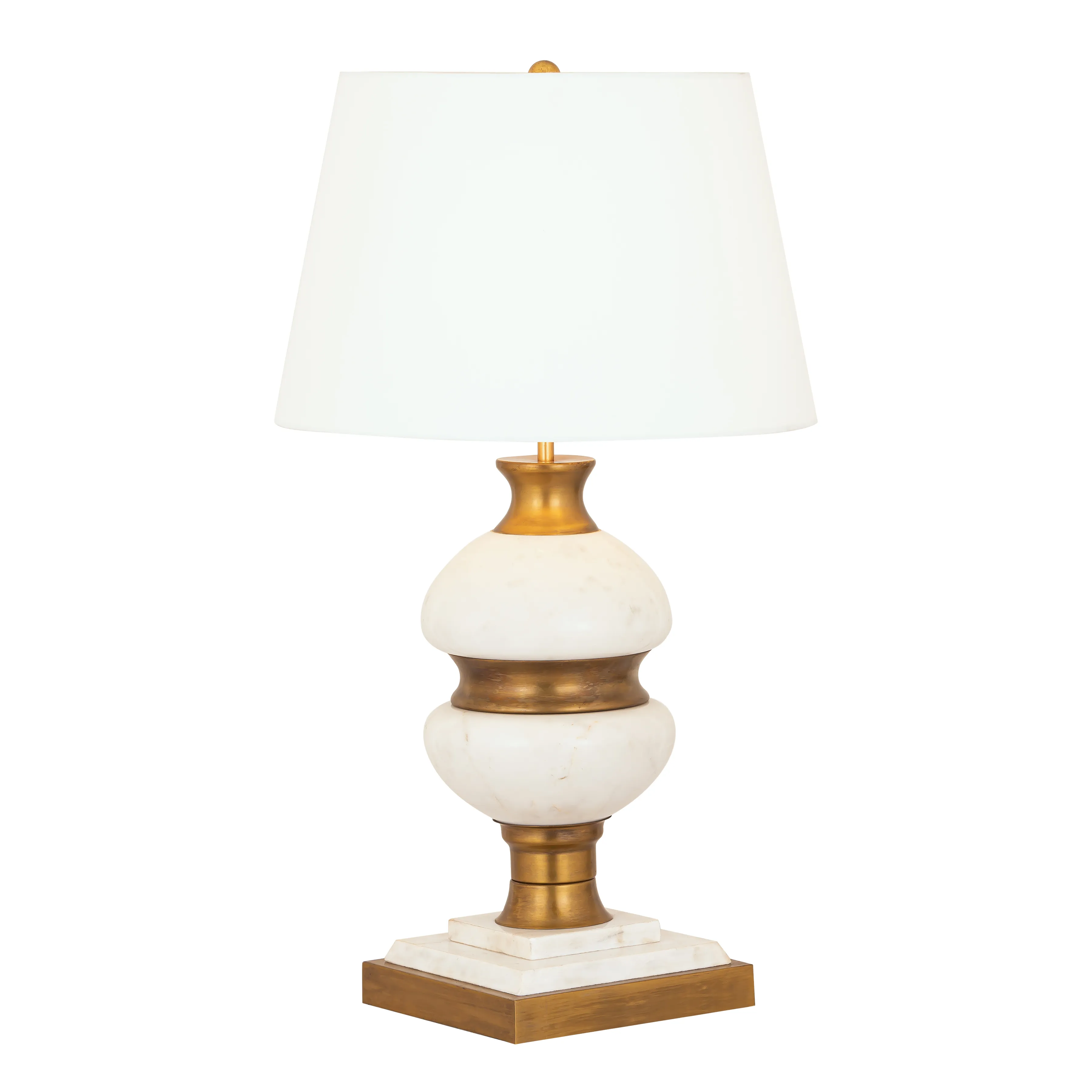 Packer 30" High 1-Light Table Lamp - Aged Brass