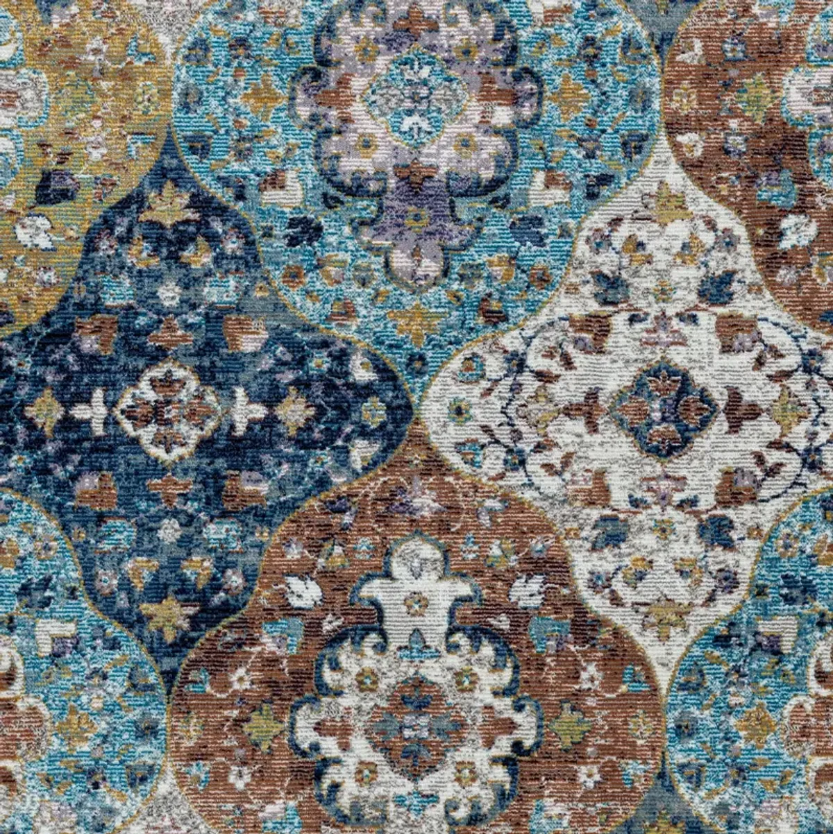 Galaxy Multi/Blue Indoor Area Rug 8'9" x 11'9"