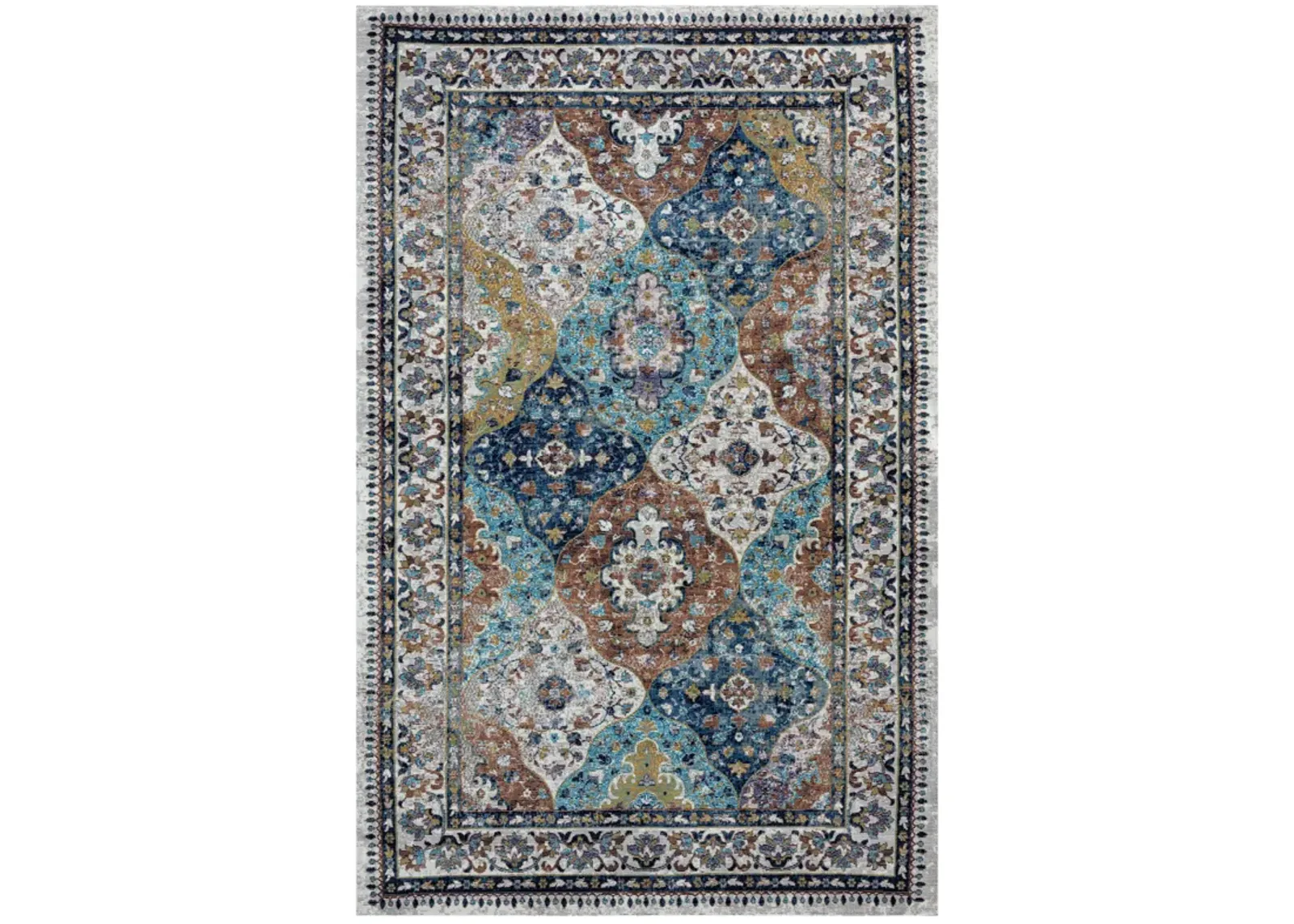 Galaxy Multi/Blue Indoor Area Rug 8'9" x 11'9"