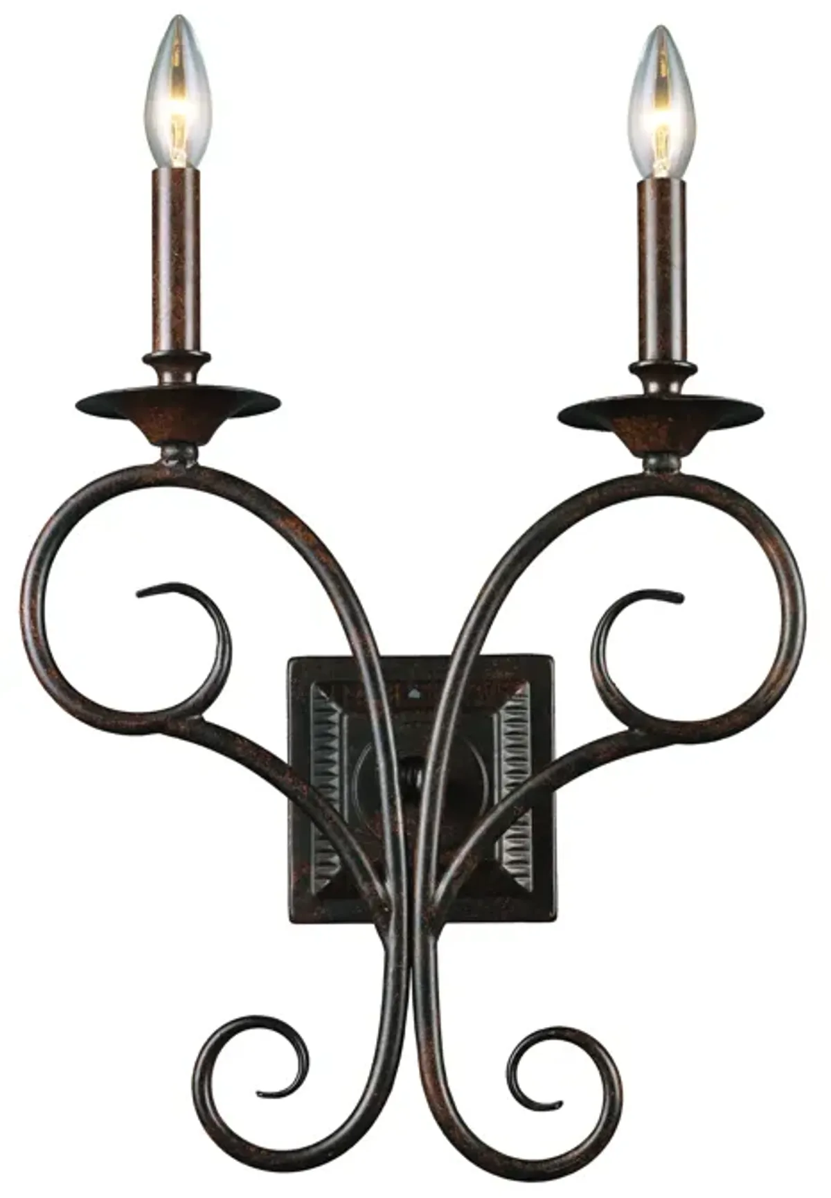 Gloucester 17.5" High 2-Light Sconce - Weathered Bronze