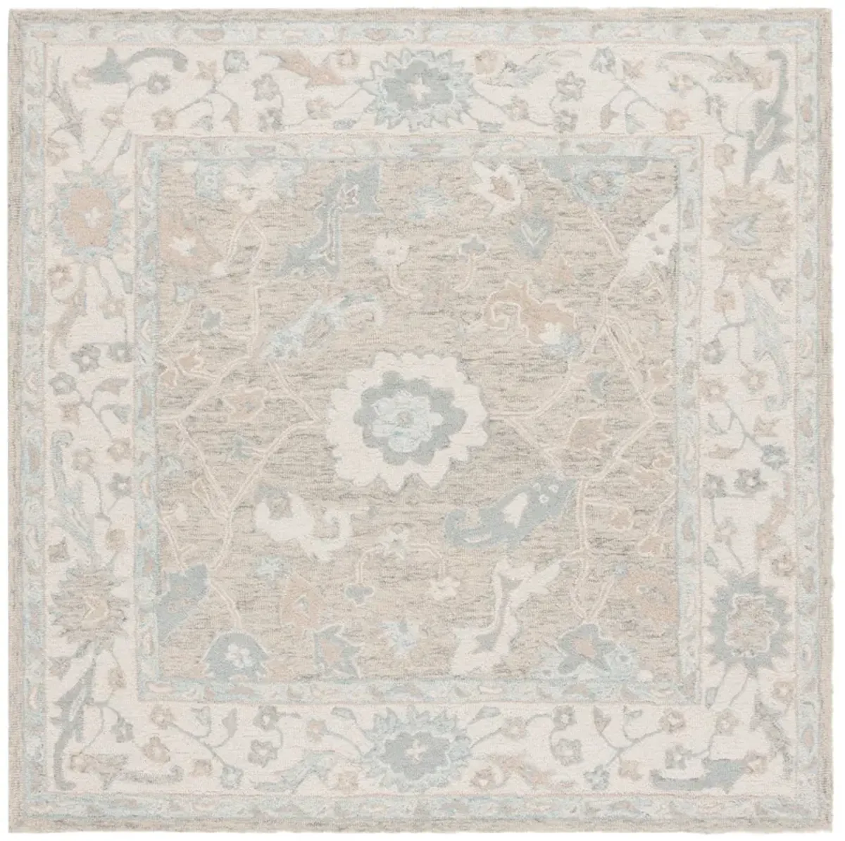 EBONY Hand Tufted 6' x 6' Square area rug