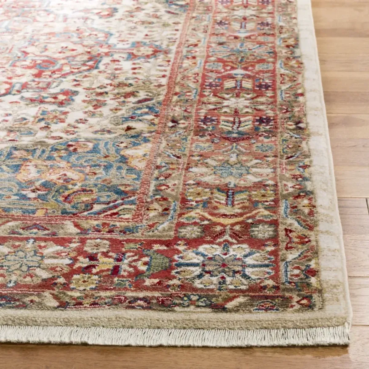 KASHAN 305 IVORY  2'-6' x 6' Runner Rug