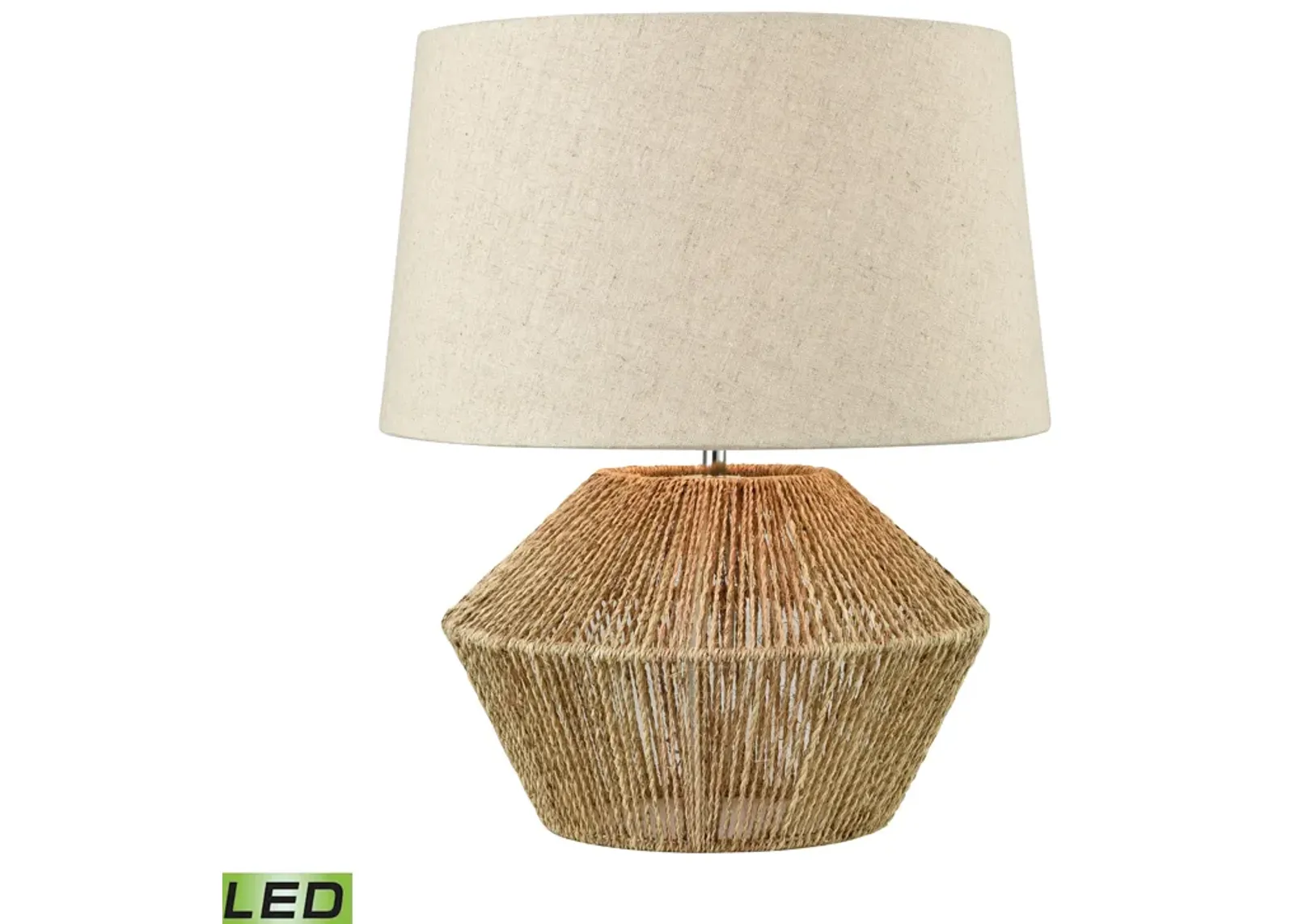 Vavda 19.5'' High 1-Light Table Lamp - Natural - Includes LED Bulb