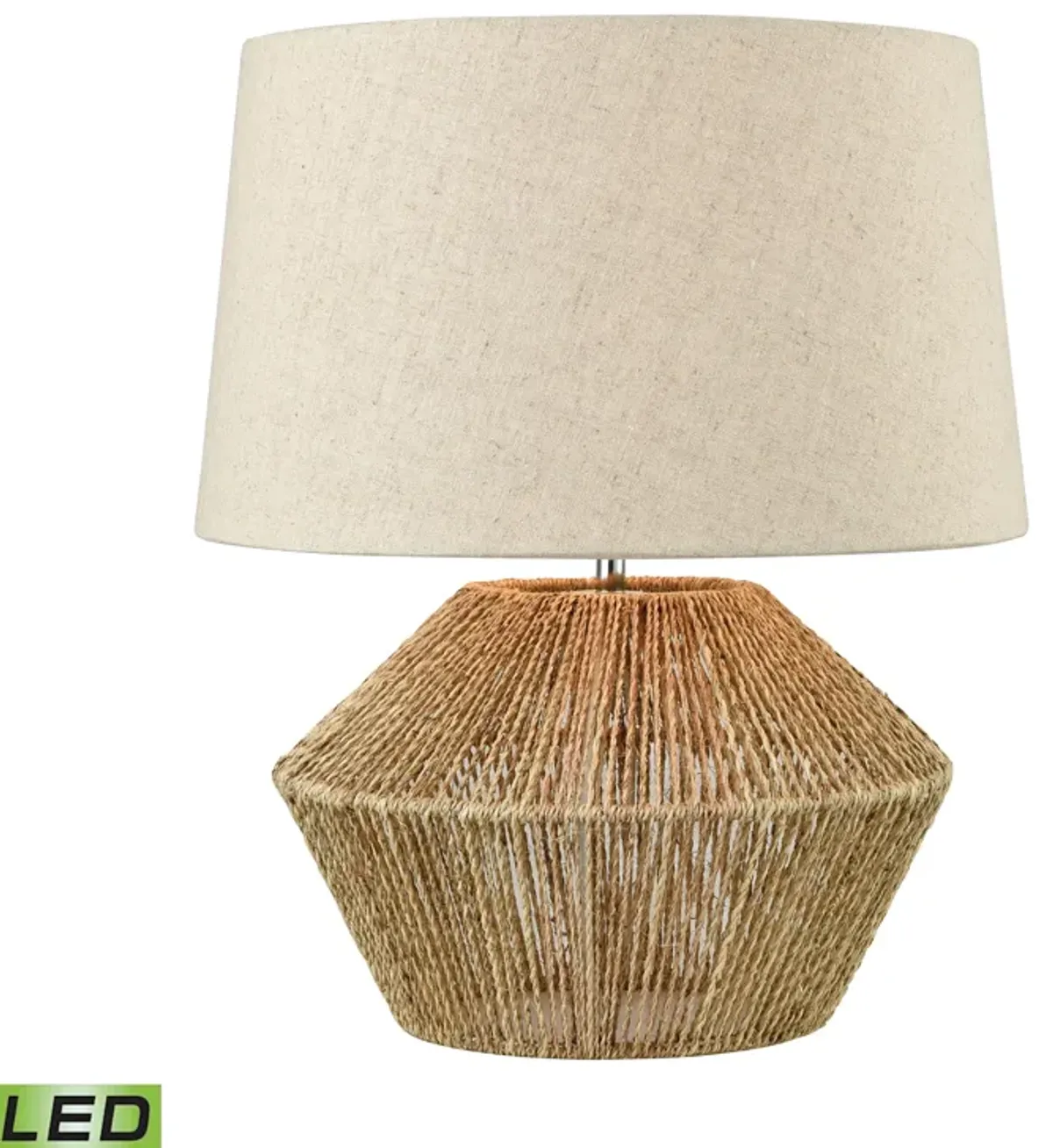 Vavda 19.5'' High 1-Light Table Lamp - Natural - Includes LED Bulb