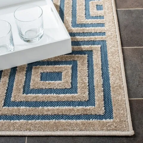 Cottage COT941F Light Blue / Cream Rug 