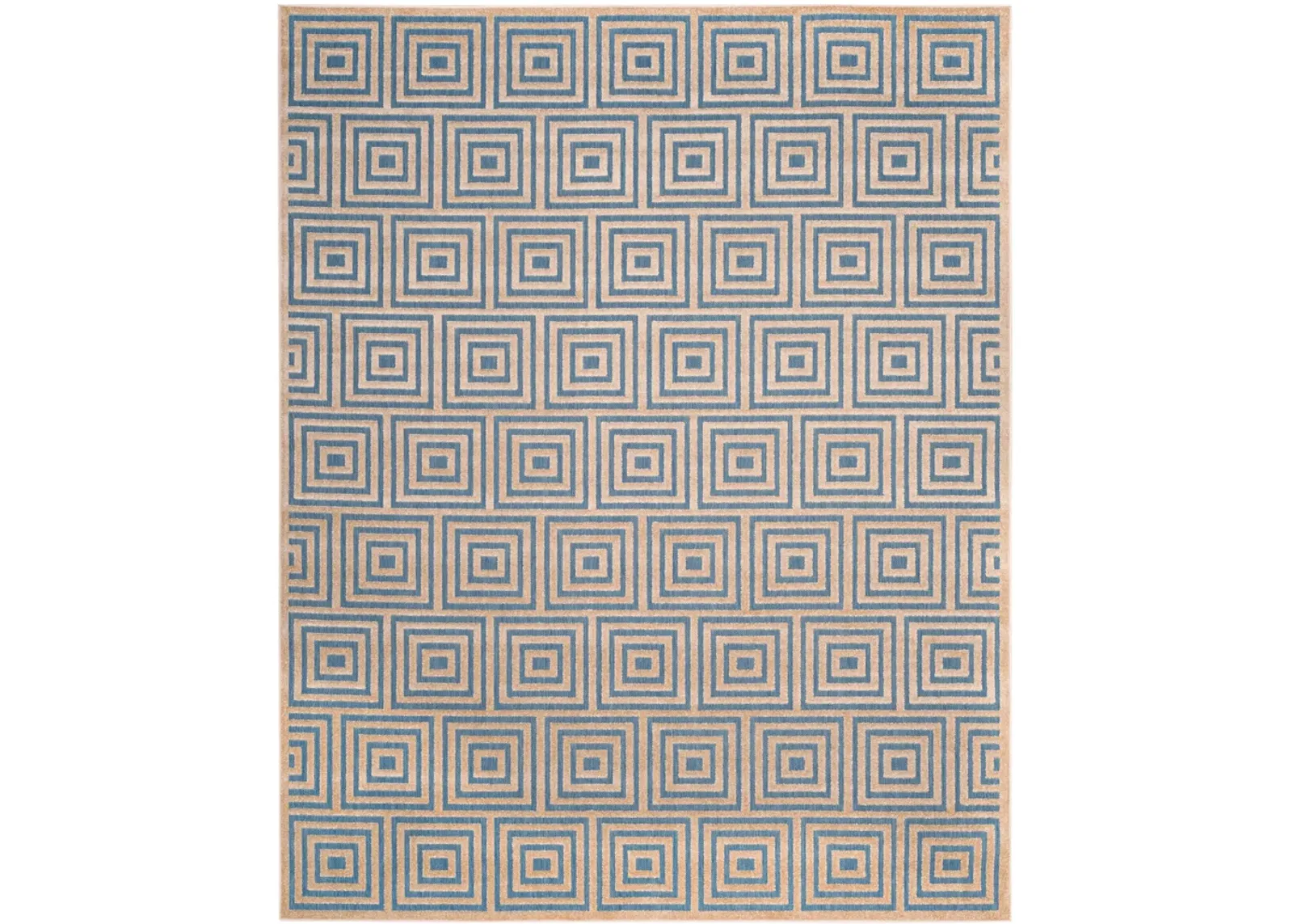 Cottage COT941F Light Blue / Cream Rug 