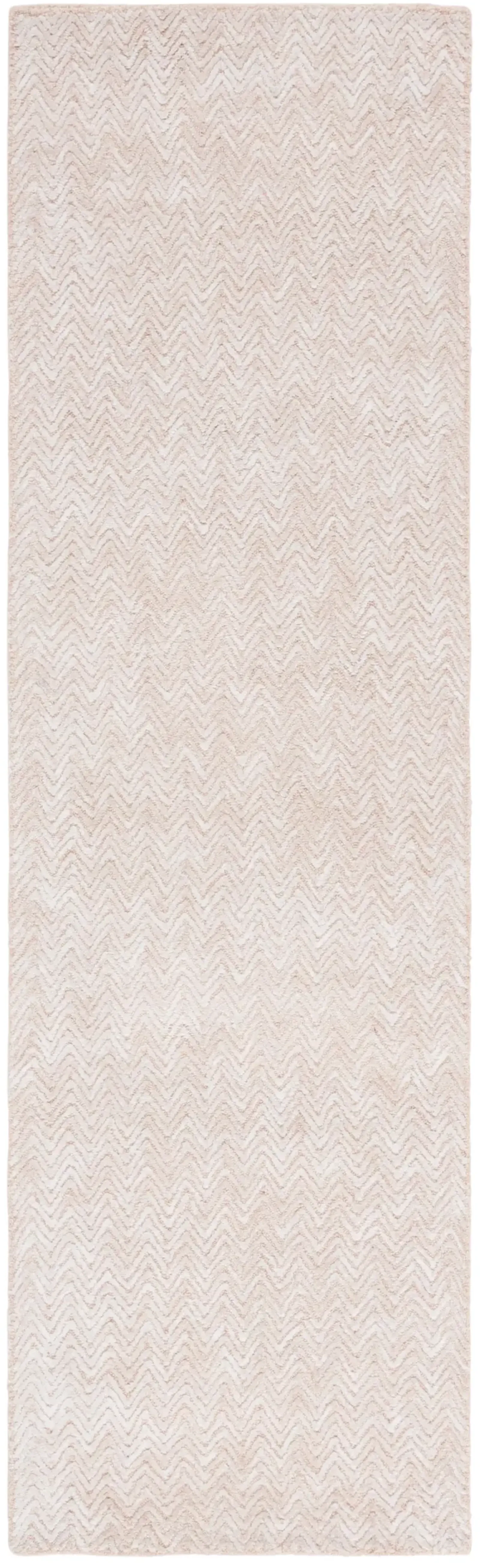 GLAMOUR 403 PINK  2'-3' x 8' Runner Rug