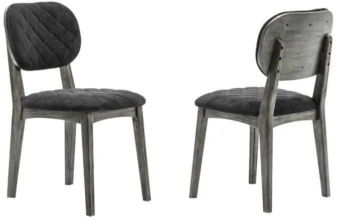 Katelyn Midnight Open Back Dining Chair - Set of 2