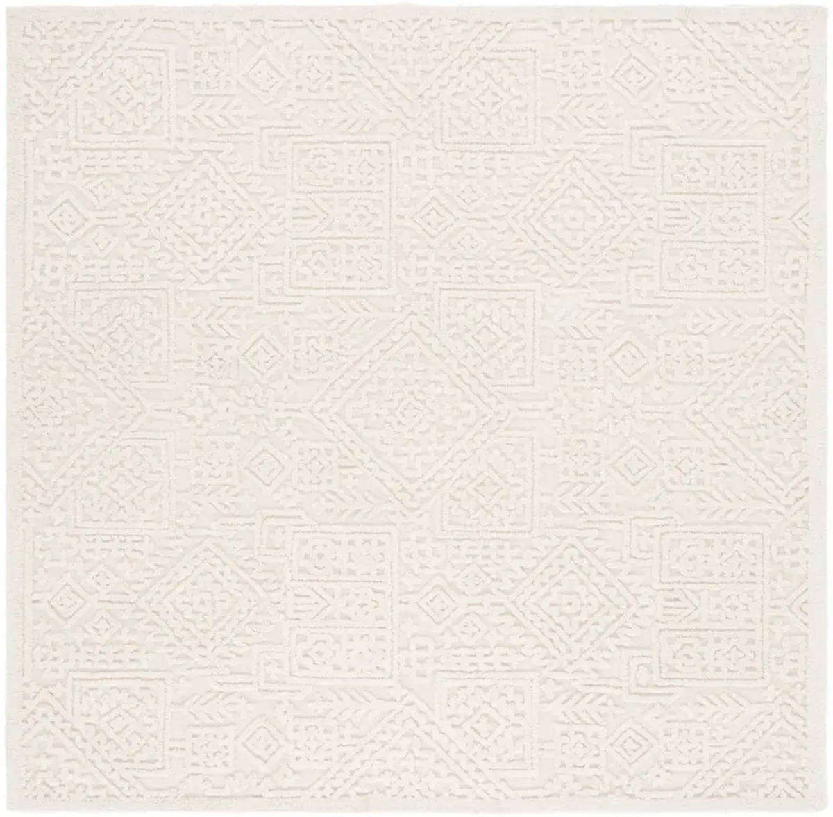 TEXTURAL Hand Tufted 6' x 6' Square area rug