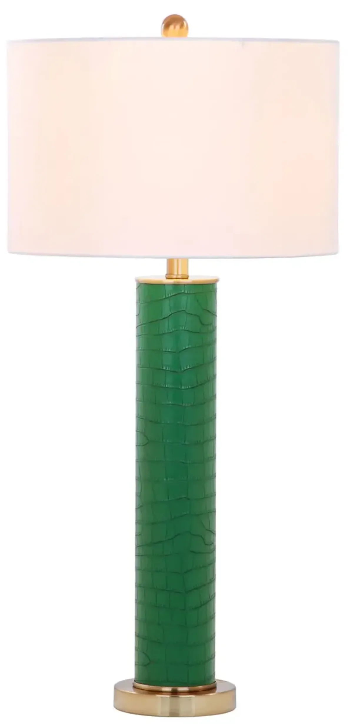 Ollie 31.5-Inch H Faux Alligator Table Lamp - Set of 2