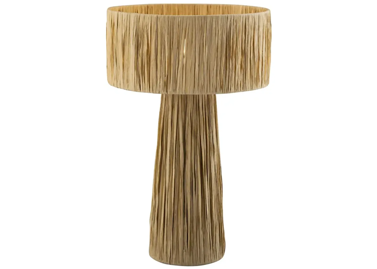 Shelby Rafia Natural Table Lamp