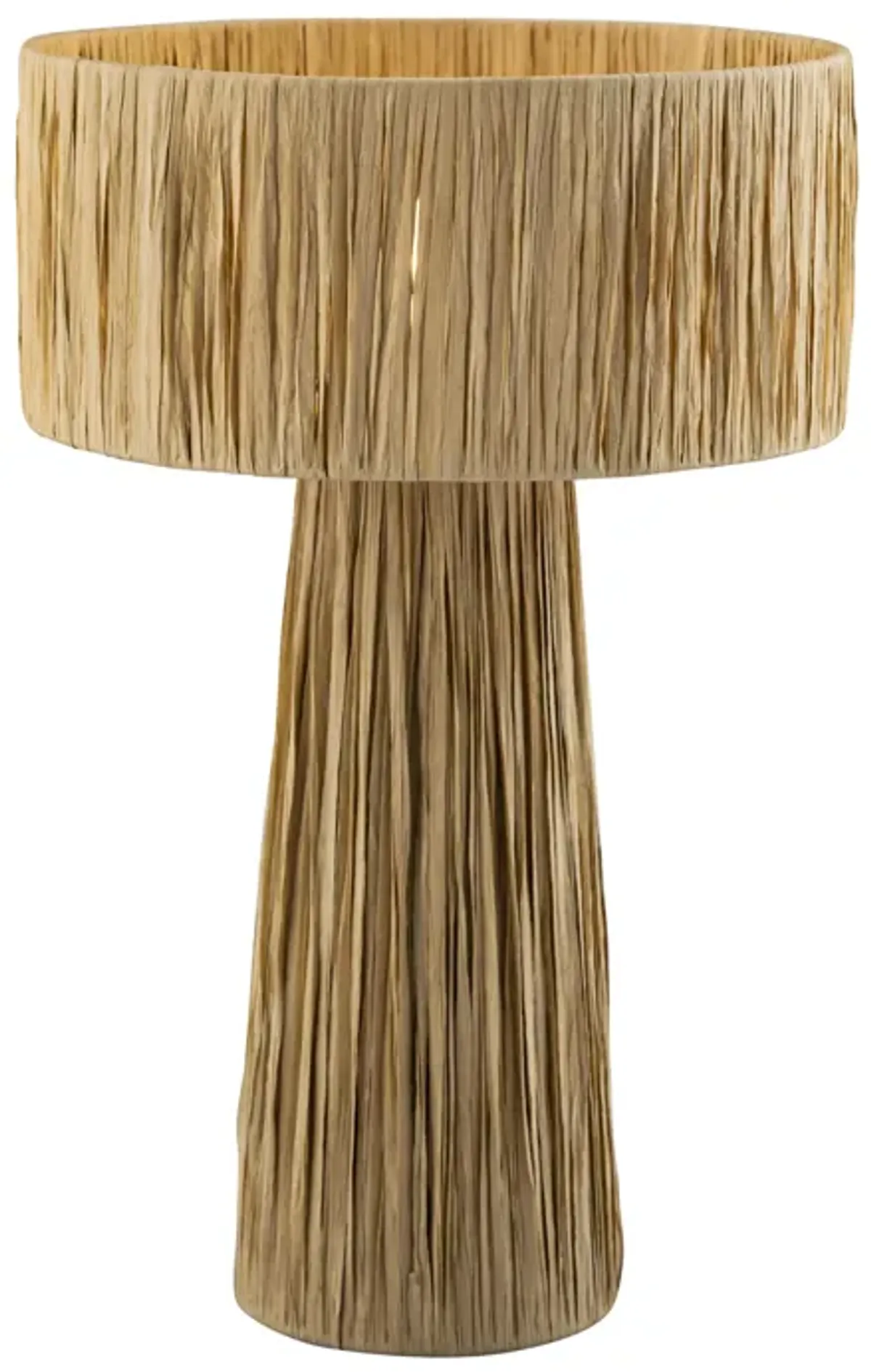 Shelby Rafia Natural Table Lamp