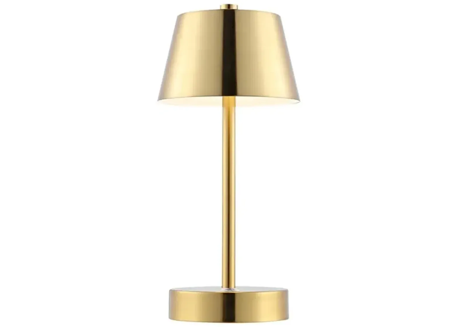 LAITA, 11 INCH, BRASS, IRON, RECHARGEABLE LED TABLE LAMP?