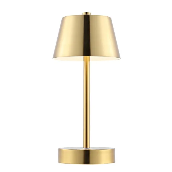 LAITA, 11 INCH, BRASS, IRON, RECHARGEABLE LED TABLE LAMP?