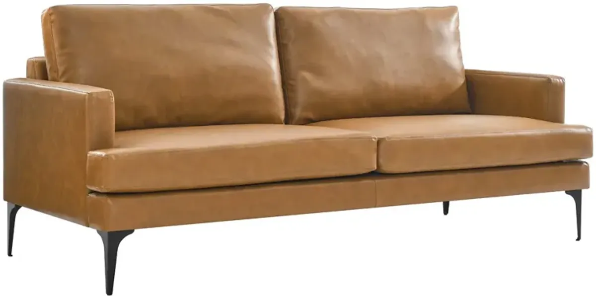 Evermore Vegan Leather Sofa