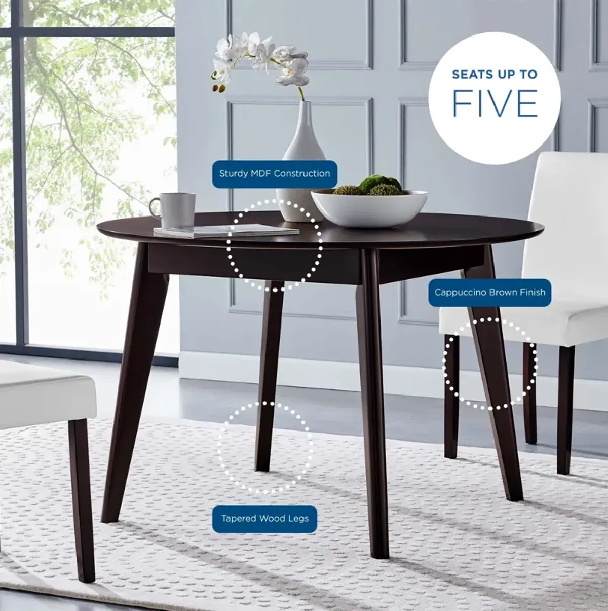 Vision 45" Round Dining Table