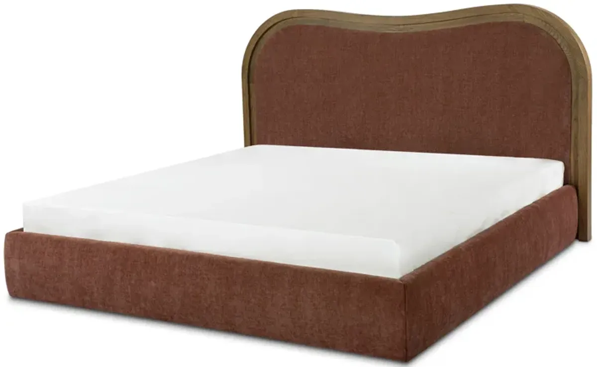 Camilla Queen Bed Chestnut