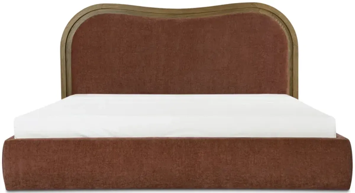 Camilla Queen Bed Chestnut