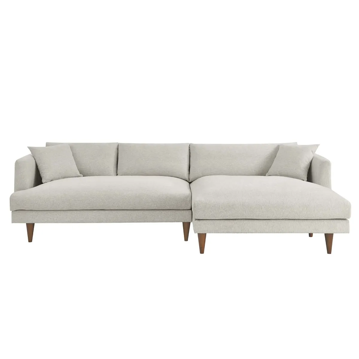 Zoya Right-Facing Down Filled Overstuffed Sectional