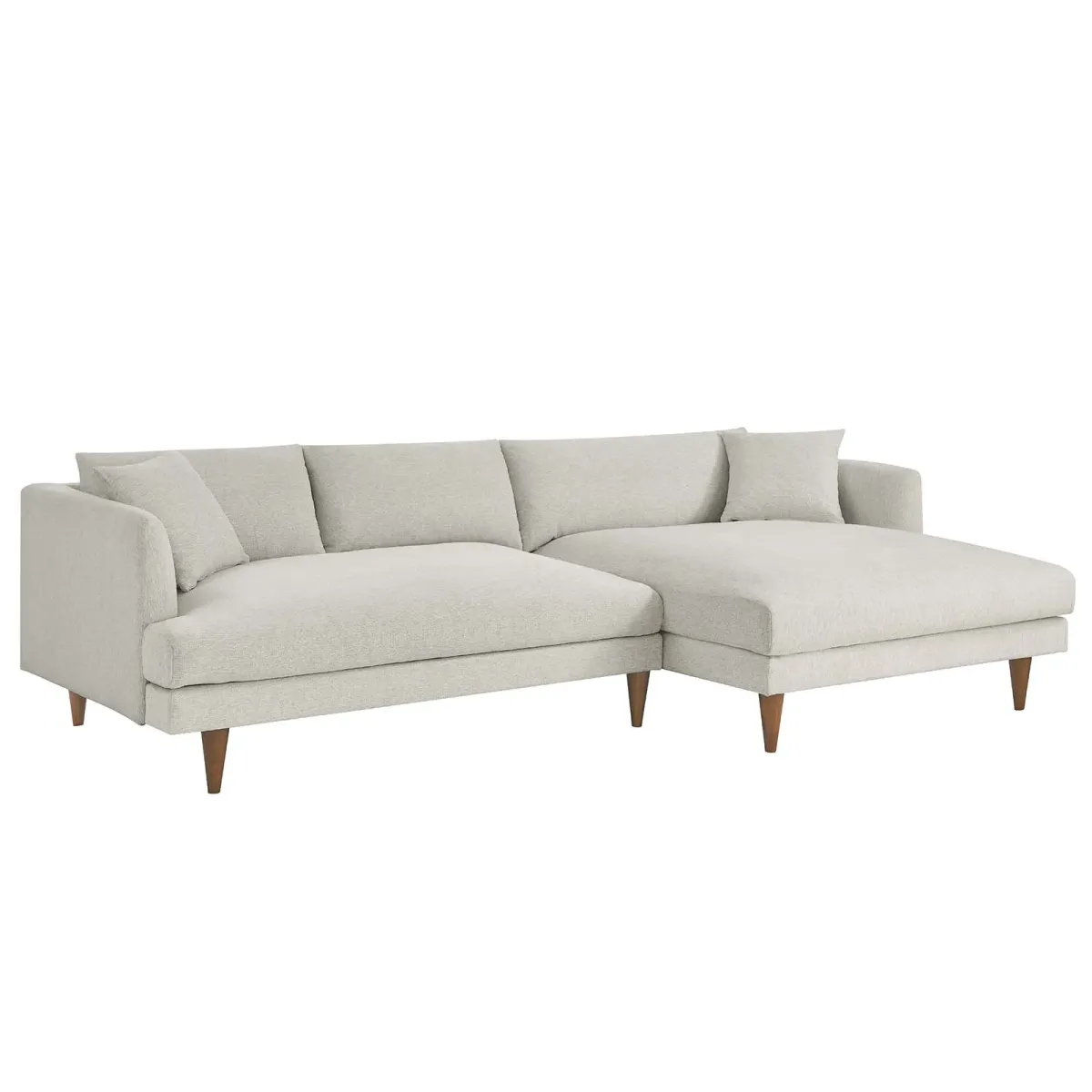 Zoya Right-Facing Down Filled Overstuffed Sectional