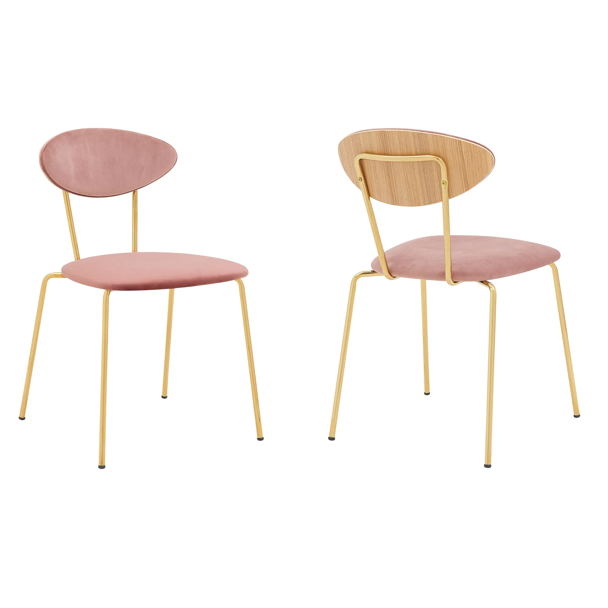 Neo Modern Dining Room Chairs - Set of 2