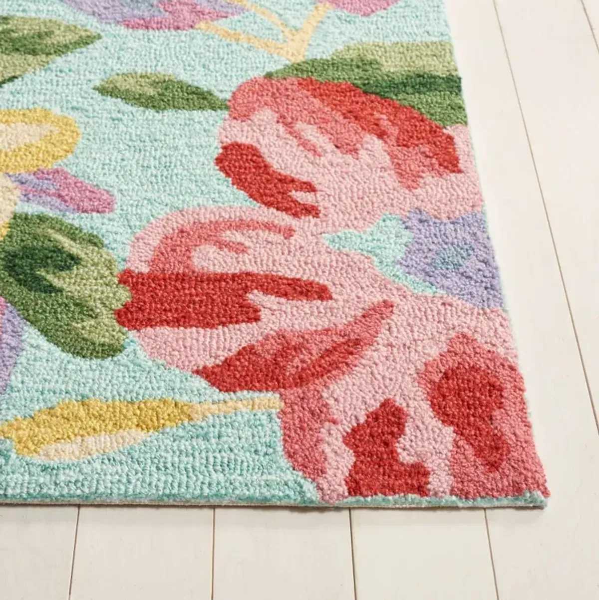 EASY CARE 306 BLUE  6' x 6' Square Square Rug