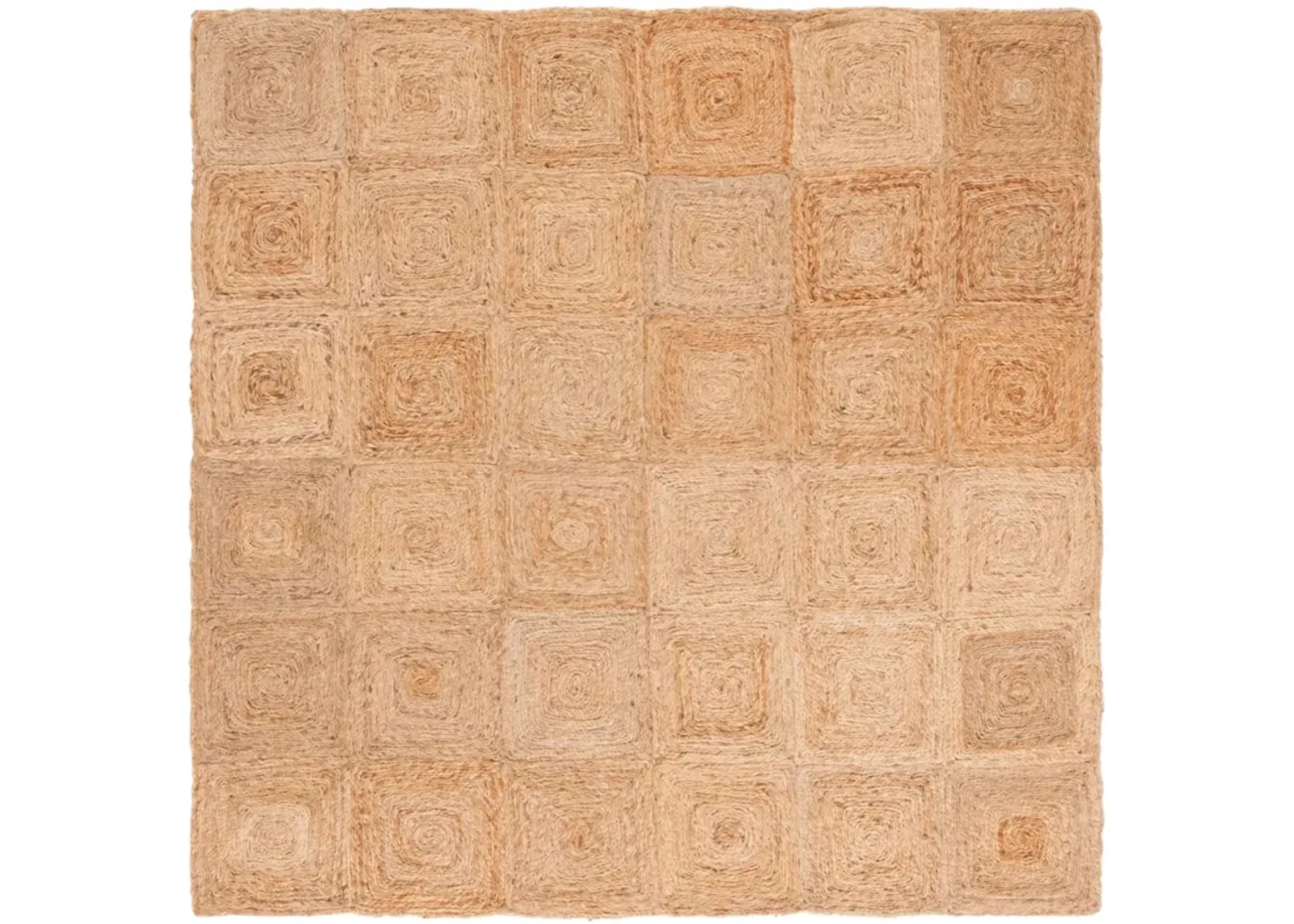 NATURAL FIBER 480 NATURAL 6' x 6' Square Square Rug