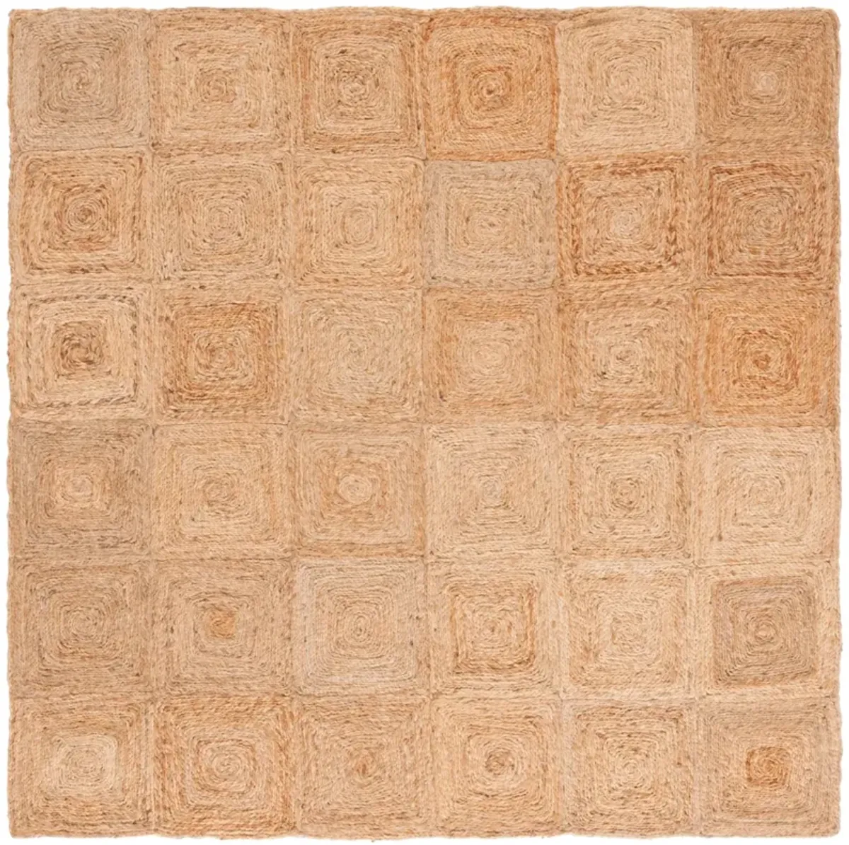 NATURAL FIBER 480 NATURAL 6' x 6' Square Square Rug