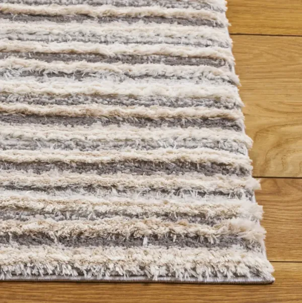 SEATTLE SHAG 910 GREY  6'-7' x 6'-7' Square Square Rug