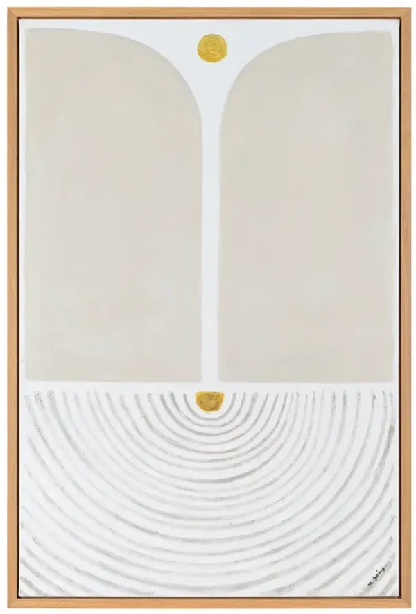 Martia Rectangle Framed Canvas Art