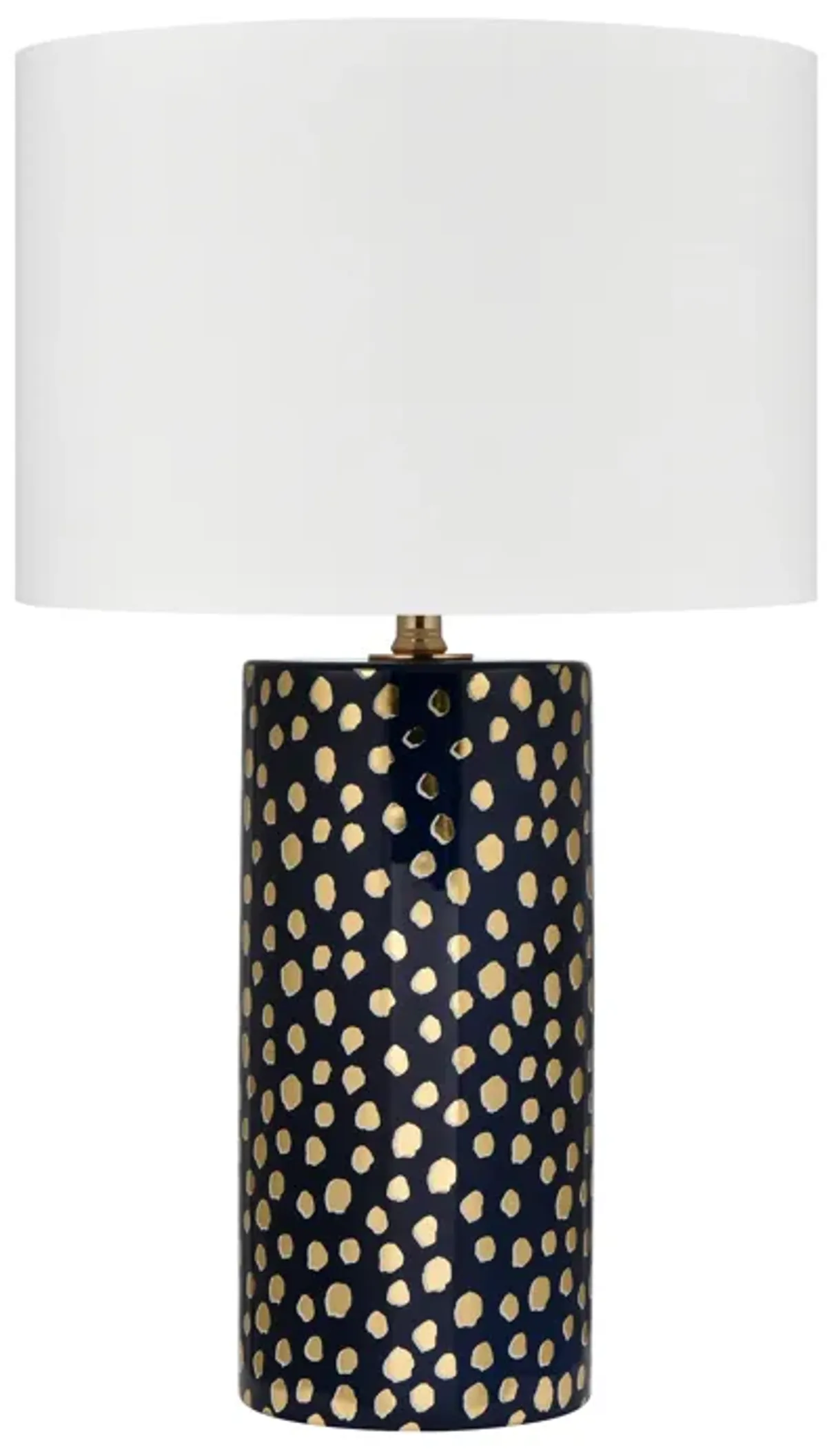 Signe 26'' High 1-Light Table Lamp - Navy - Includes LED Bulb