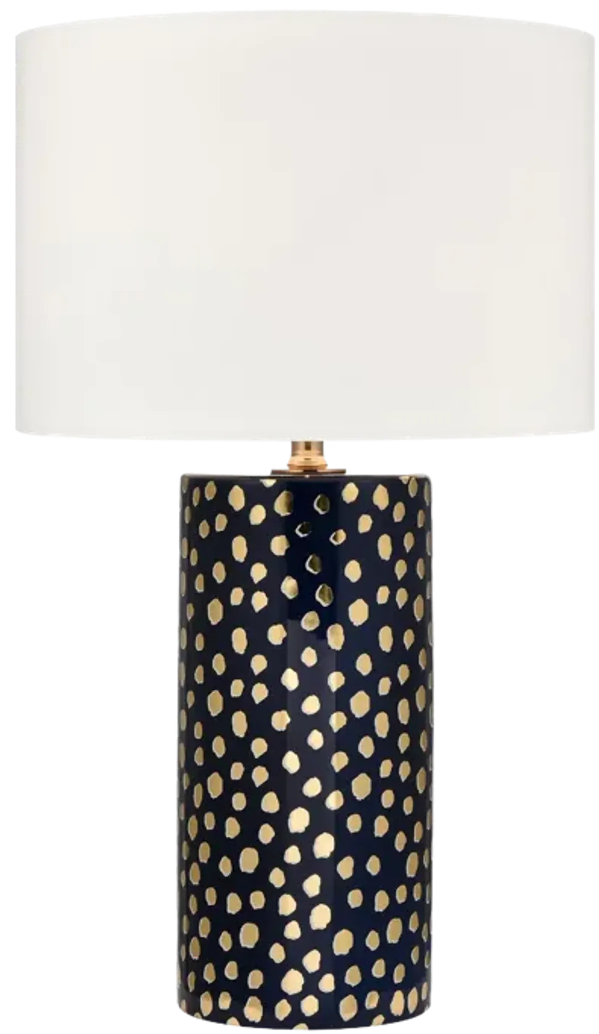 Signe 26'' High 1-Light Table Lamp - Navy - Includes LED Bulb