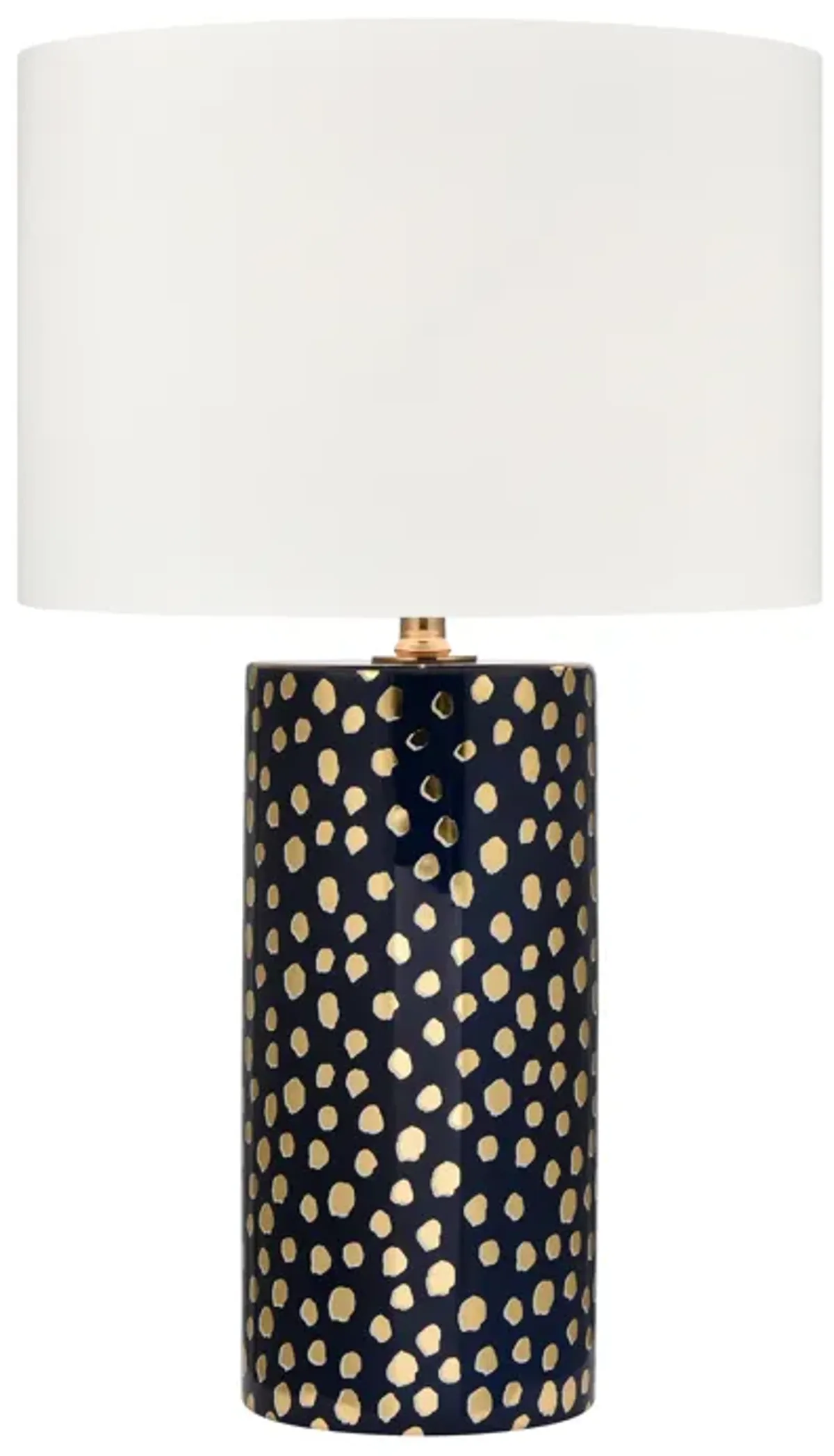 Signe 26'' High 1-Light Table Lamp - Navy - Includes LED Bulb