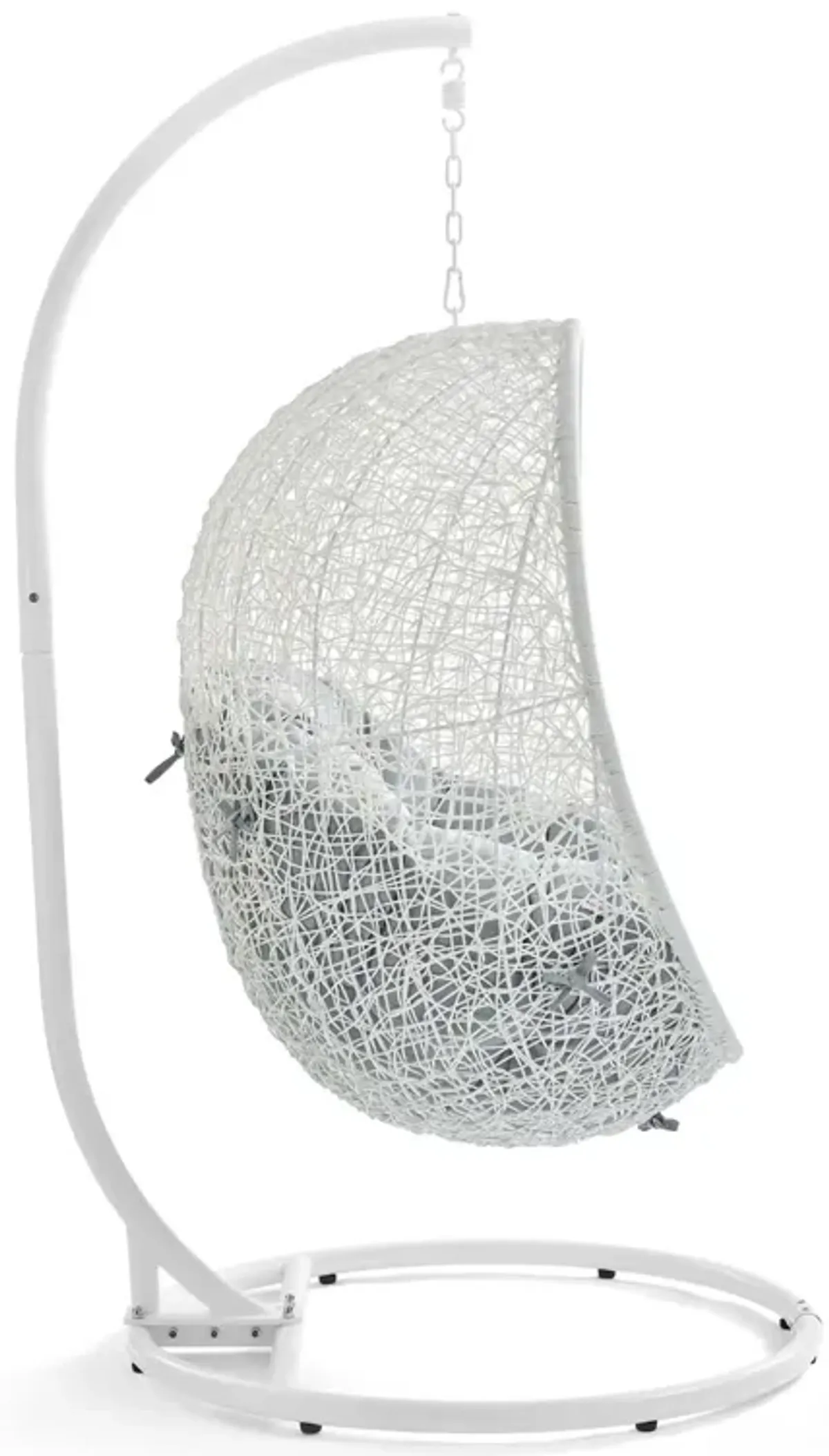 Hide Outdoor Patio Swing Chair With Stand