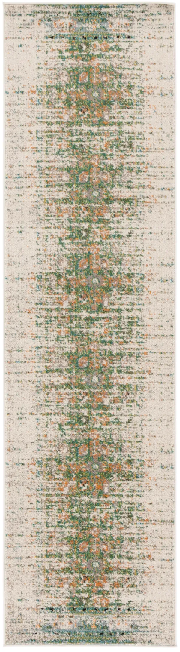 MONACO 208 GREEN  2'-2' x 8' Runner Rug