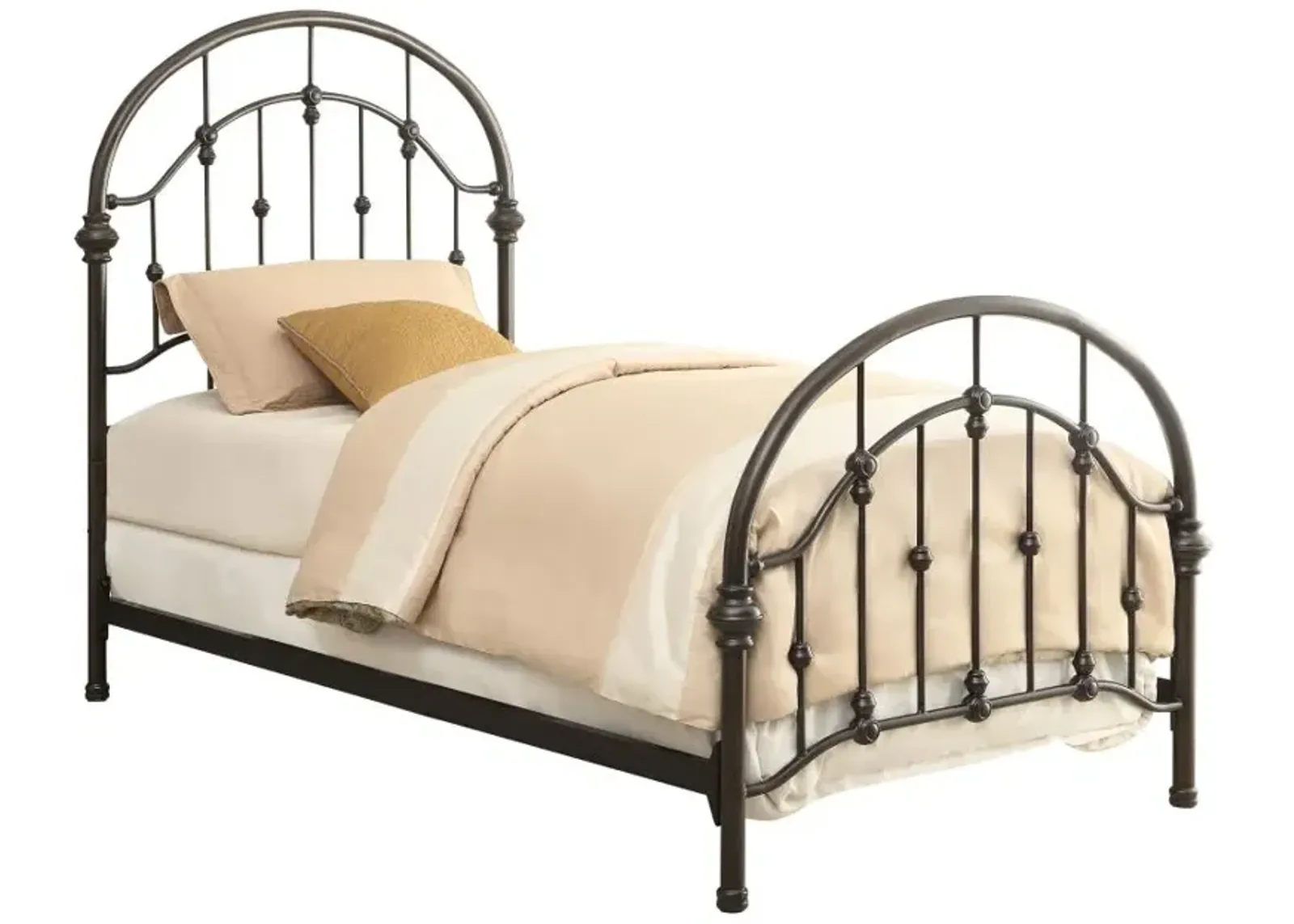 Rowan Twin Bed Dark Bronze