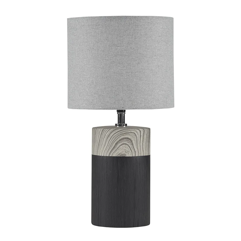 510 Design Nicolo Black Textured Ceramic Table Lamp