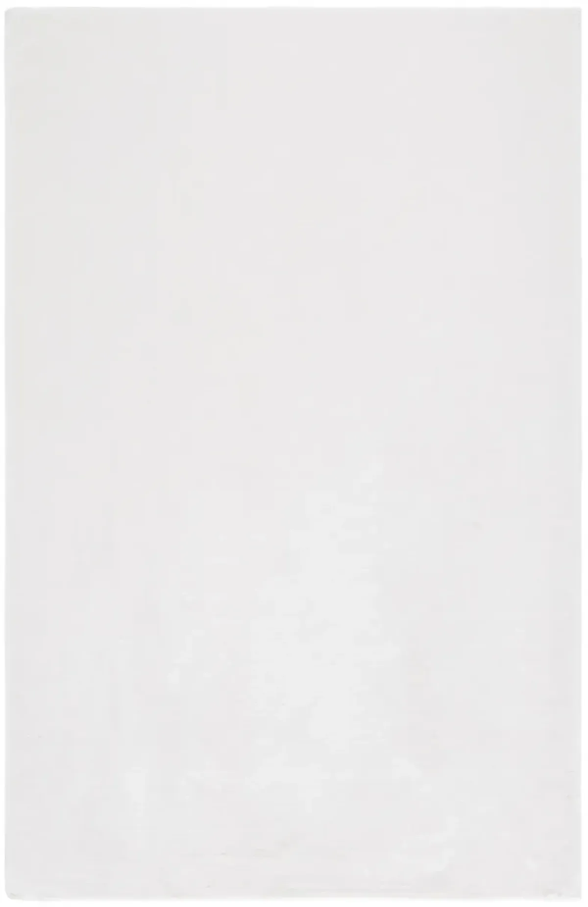 FAUX FUR RUG 100 IVORY 6' x 9' Medium Rectangle Rug